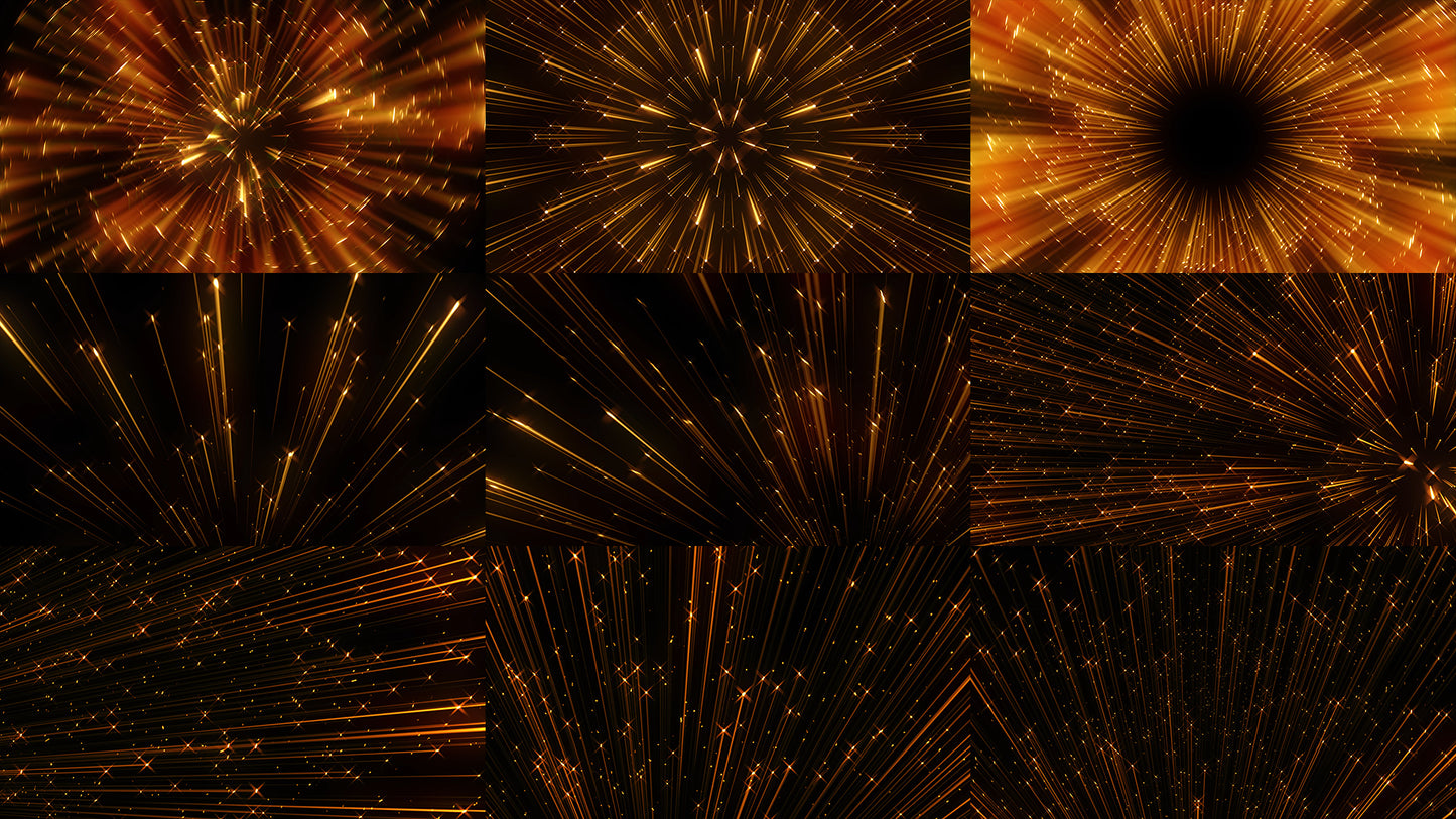 Grid samples Happy New Year VJ pack video loop animation start full HD 4K 60fps
