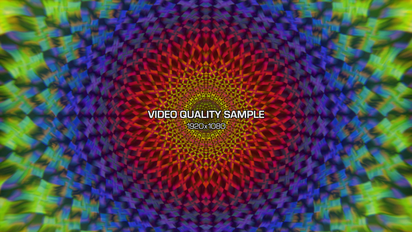 Sample Quality Trance Gateway 2 VJ pack thumbnail video loop fullhd 60fps 4K psychedelic organic tunnel