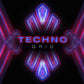 Techno grid, video loop, vj pack, protobacillus, animation, purple, red, blue, loop, vj loop, video loop, vj pack