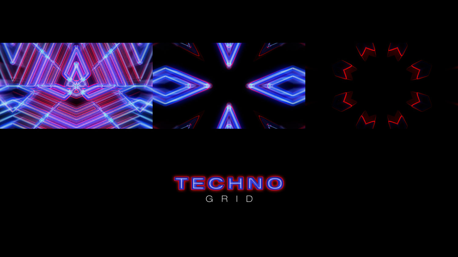 Techno grid, video loop, vj pack, protobacillus, animation, purple, red, blue, loop, vj loop, video loop, vj pack